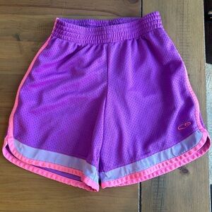 Champion Purple Shorts with Pink Accents